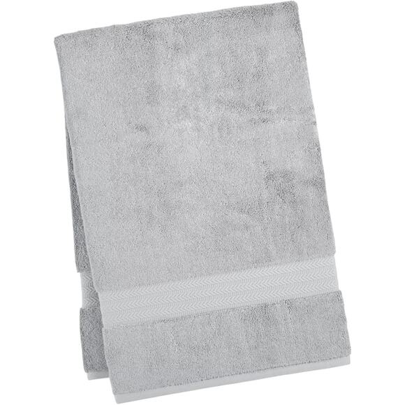 Hotel Collection Finest Elegance Luxury Turkish Cotton Bath Sheet/Hand Set Gray - Picture 1 of 4